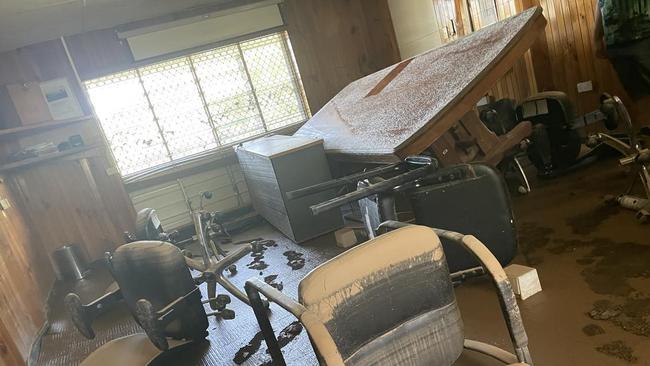 Wujal Wujal Aboriginal Council Chambers after the devastating floods. Picture: Bronwyn Farr