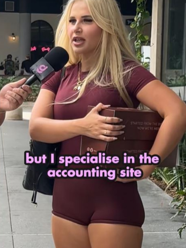 She revealed her six-figure salary. Picture: TikTok/GetaheadApp