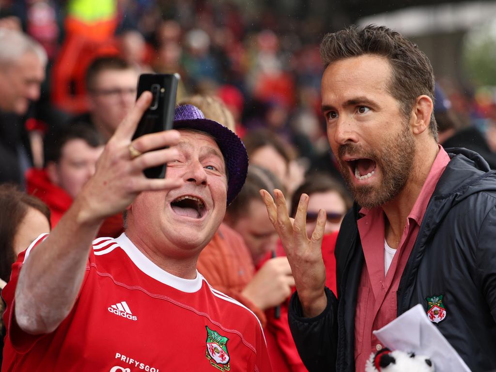 Ryan Reynolds is the co-owner of Wrexham FC. Picture: Getty