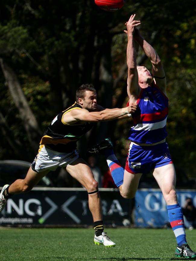 Gun Gisborne ruckman Tom Waters has joined Macedon. Picture: Mark Dadswell