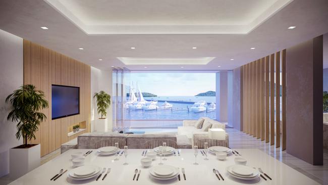 Waterfront residences at the Shute Harbour Marina Development are now being offered at a fixed price of $3.45 million each.