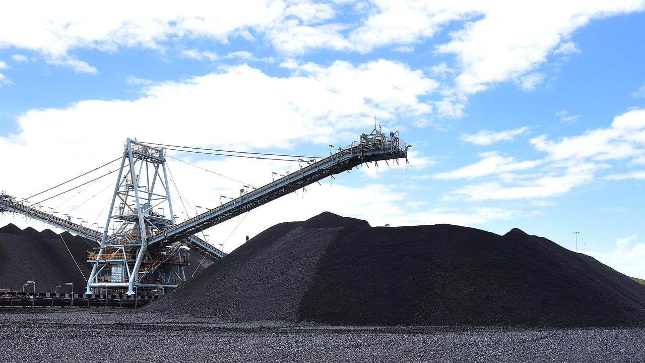 Coal at the Port of Brisbane