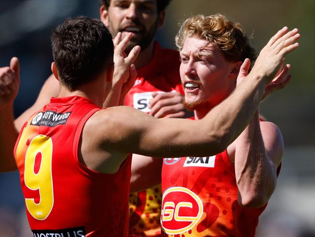 A fast start to the year by Matt Rowell has seen him live up to his No.1 pick tag. Picture: Dylan Burns/AFL Photos via Getty Images