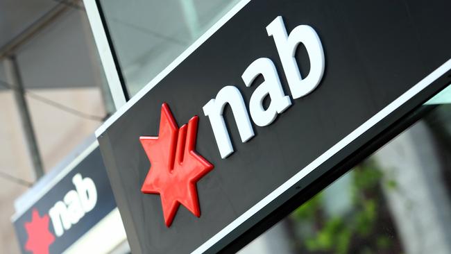 14/11/2018: Generic picture of National Australia Bank (nab) branch and logo. Hollie Adams/The Australian