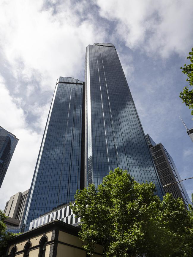 Grocon built the Rialto, once Melbourne’s tallest building. Picture: Daniel Pockett