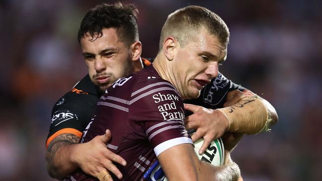 Tom Trbojevic didn’t look to be 100 per cent against the Wests Tigers.