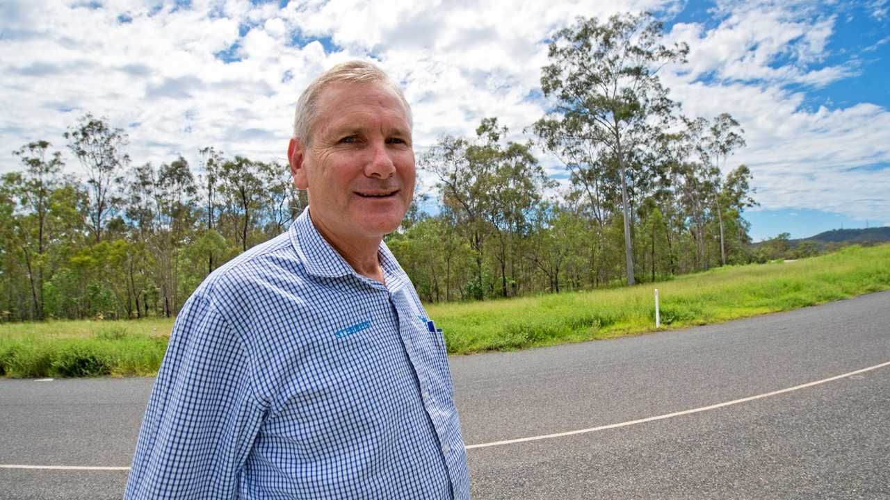MOVING FORWARD: Beecher estate developer Stephen Strachan is another step closer to finishing a 14-year-old project. Picture: Mike Richards GLA220316LAND