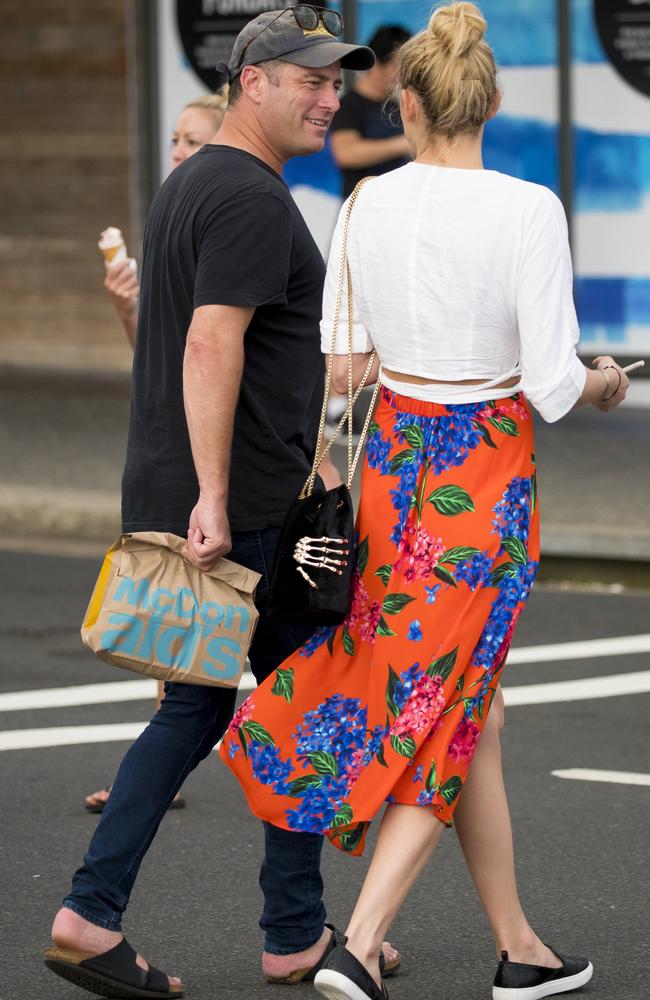 Yarbrough out and about in Bondi. Picture: Matrix