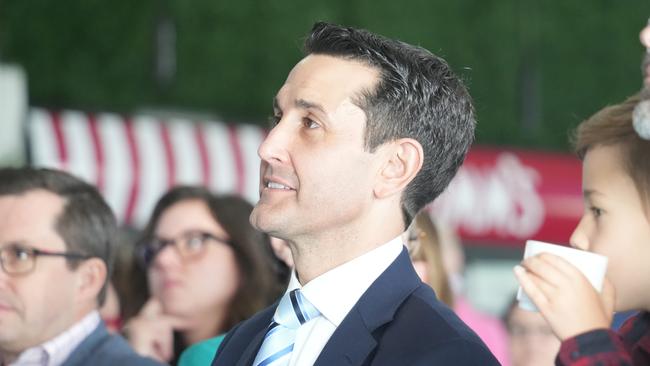 Queensland Opposition Leader David Crisafulli at the Toowoomba Chamber of Commerce's business breakfast at Clifford Park, June 27, 2024.