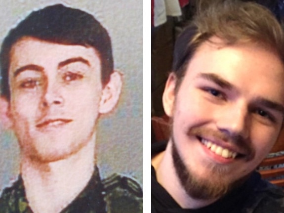 The suspected killers Bryer Schmegelsky, left, and his friend Kam McLeod. Picture: Supplied