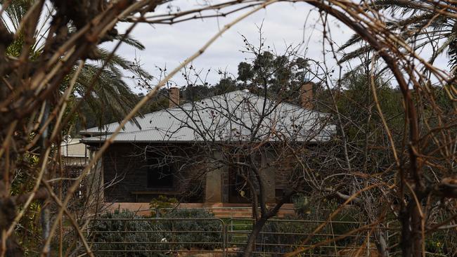 The homestead at Oulnina Park Station near Mannahill, were police have been searching for Tanja Ebert’s body. Picture: Naomi Jellicoe