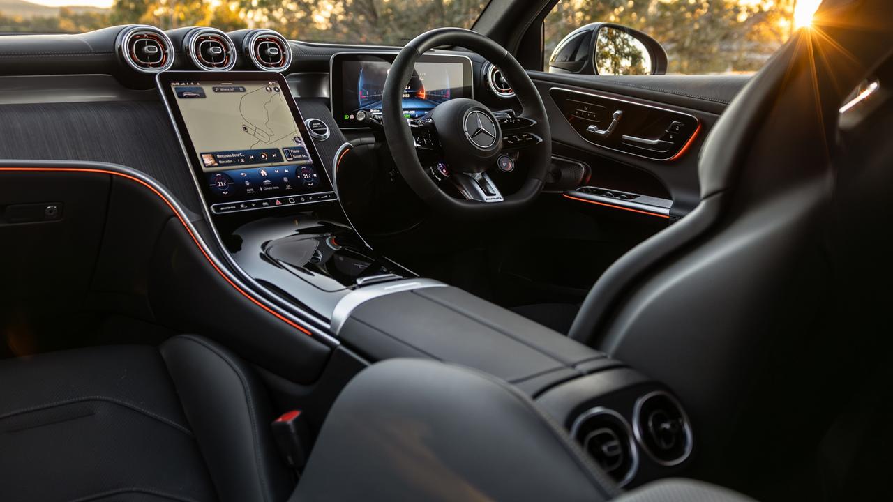 Cabin features of the Mercedes-Benz GLC 63.