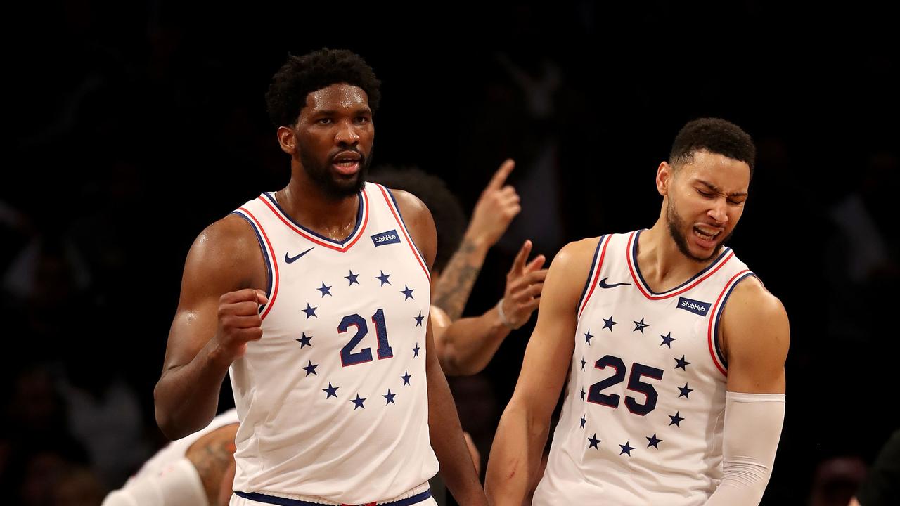 Joel Embiid and Ben Simmons.