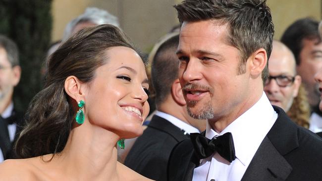 HOLLYWOOD - FEBRUARY 22: Actors Angelina Jolie and Brad Pitt arrive at the 81st Annual Academy Awards held at The Kodak Theatre on February 22, 2009 in Hollywood, California. (Photo by Jeff Kravitz/FilmMagic)