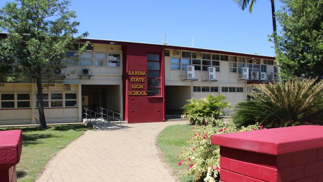 Sarina State High School, south of Mackay.