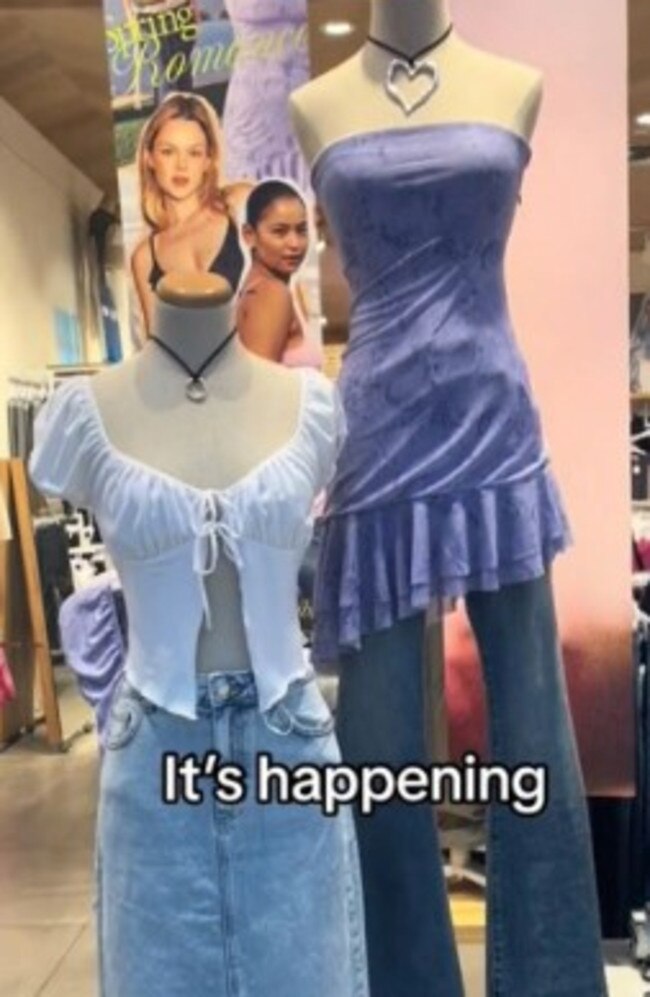 Supre has also released Y2K fashion items. Picture: TikTok