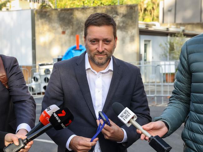 Liberal Matthew Guy will take part in the Pollies vs. Media Great Debate. Picture: Ian Currie