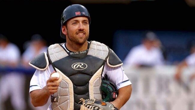 Trent D'Antonio as a catcher. Photo: SMP Images