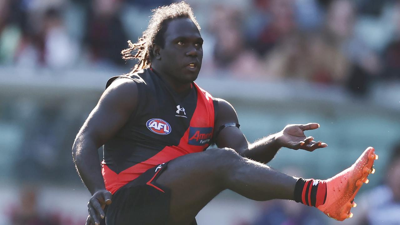 Will Essendon forward Anthony McDonald-Tipungwuti play on next year? Picture: Michael Klein