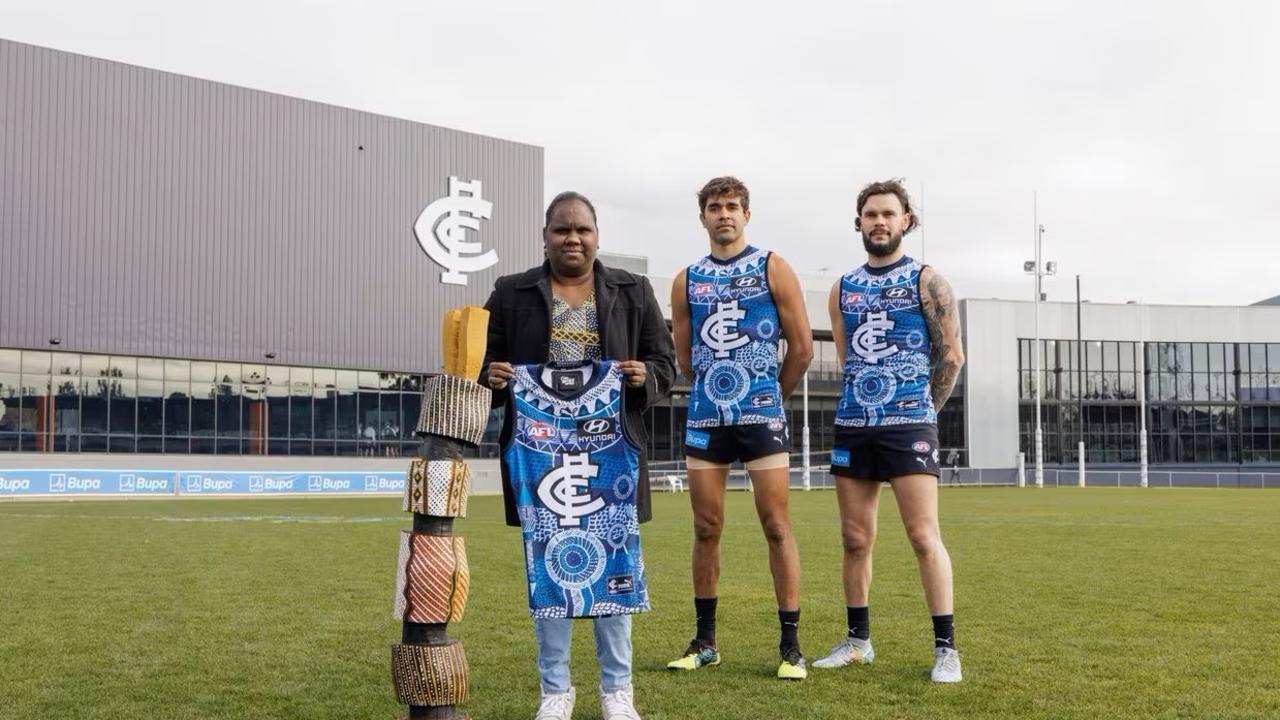 Clarke family designs Richmond's 2023 Dreamtime jumper