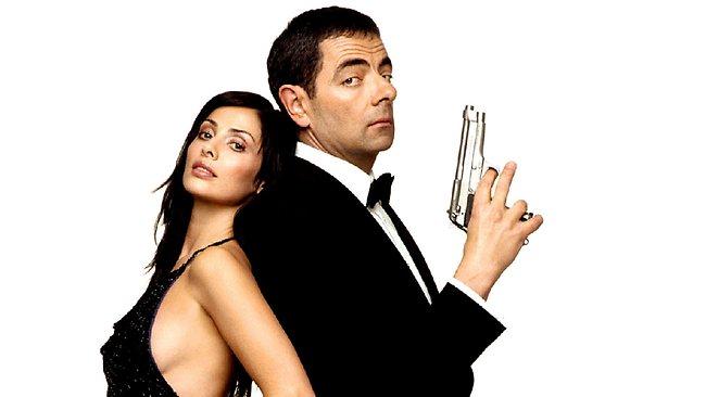 Rowan Atkinson and Natalie Imbruglia star in spy spoof Johnny English.