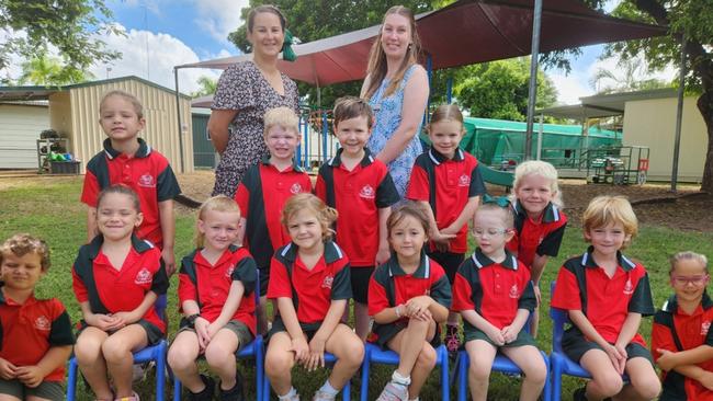 Nebo State School Prep Back Row: Lisa Rapmund (Teacher Aide), Courtney Mitchell (Teacher) Middle Row: Hemmi Lemson, Zander Barron-Voois, Oscar Hardwick, Ava Pegler Front Row: Kobe Lockie, Blakely Burke, Kolt Weymouth, Lilly Dellar, Koko Begg, Evelyn Hyland, Beau Shields, Hayden Lloyd.