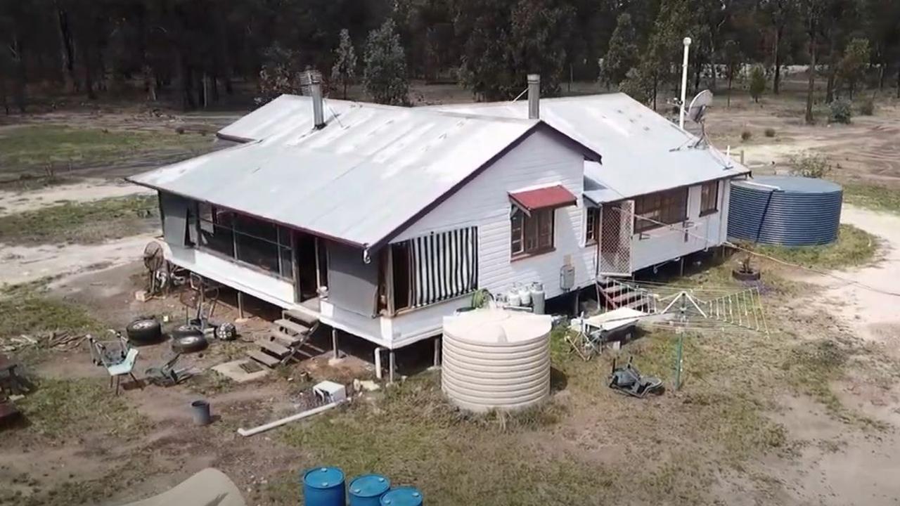 A drone view of the Train house. Photo: Liam Kidston