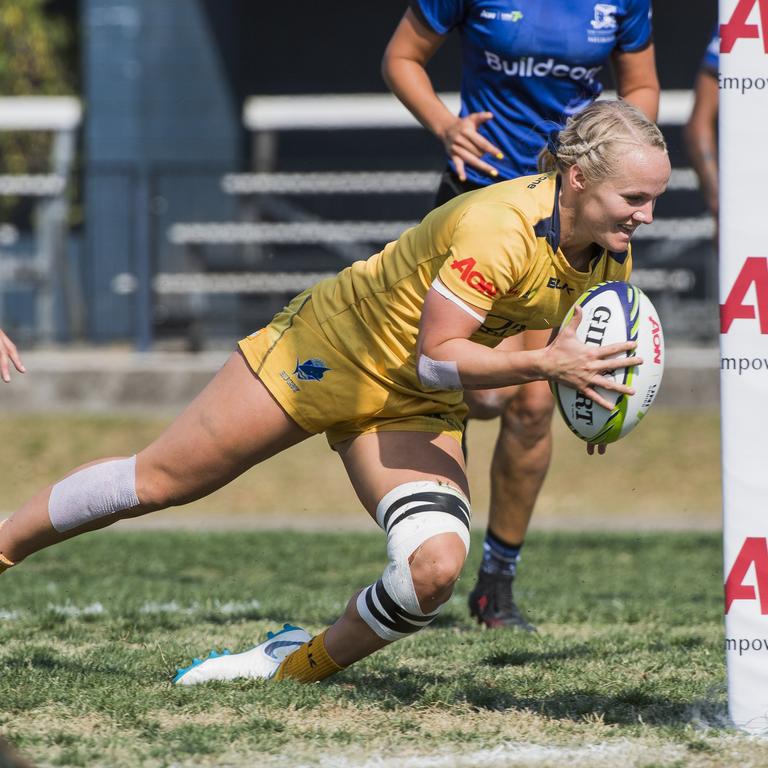 Action from the opening weekend of the Aon Rugby Sevens. Picture: CAVAN FLYNN