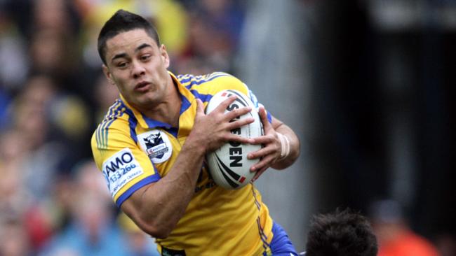 Jarryd Hayne turned up for the 2009 grand final with two left boots.