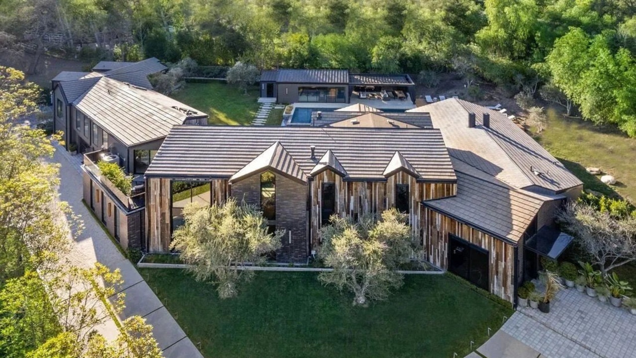 An aerial view of the home, which finished building in 2021. Picture: Realtor.com