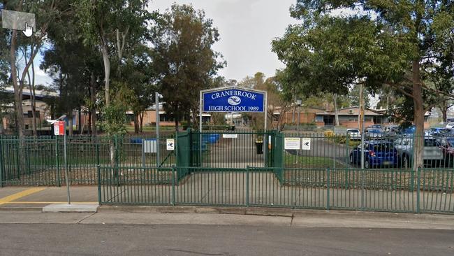 Cranebrook High School. Picture: Google