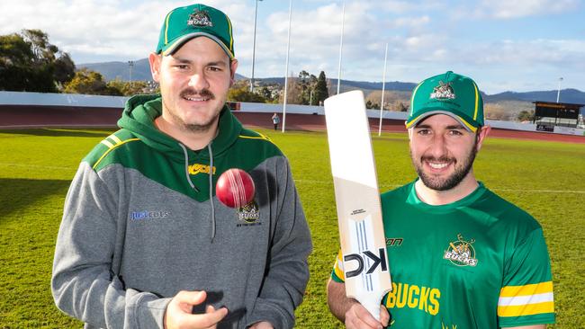 Ben Manenti and Anthony Mosca have relocated to Tassie, joining New Town for the upcoming CTPL season. Picture: Mireille Merlet