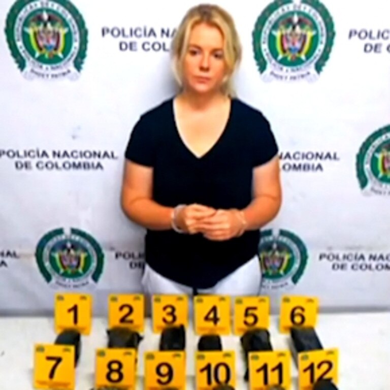 In 2017 Cassie Sainsbury was found guilty of smuggling nearly 5.8kg of cocaine. Picture: Channel 7