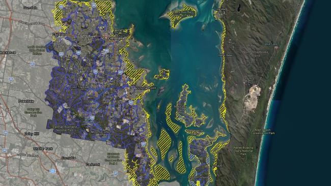 A new flood map for Redland City has been released.