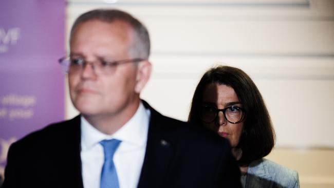 Prime Minister Scott Morrison in Melbourne on Sunday.