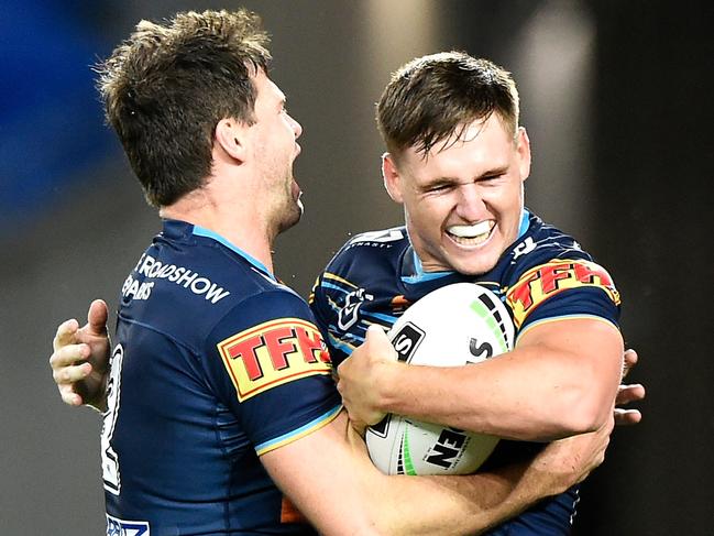 AJ Brimson has scored four tries from 10 games this year. Picture: Matt Roberts/Getty Images