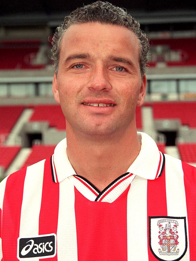 Former England and Blackpool, Tottenham Hotspur, Manchester City, Stoke City, Liverpool and Sunderland footballer Paul Stewart claims he was abused as a young teen by another unnamed coach. Picture: PA via AP