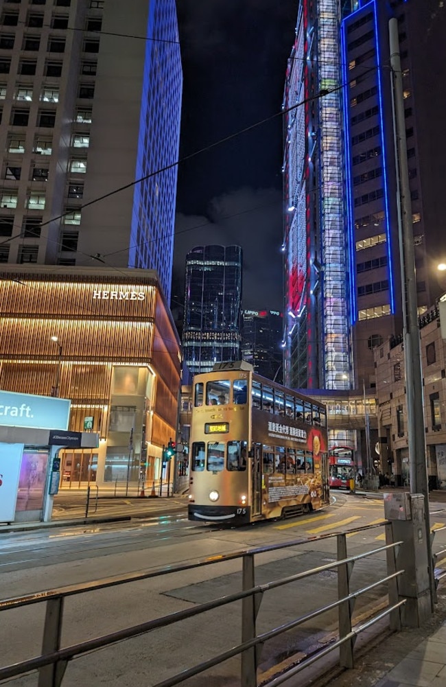 Jean-Christophe suggested hoping on one of these Victorian design trams. Picture: news.com.au