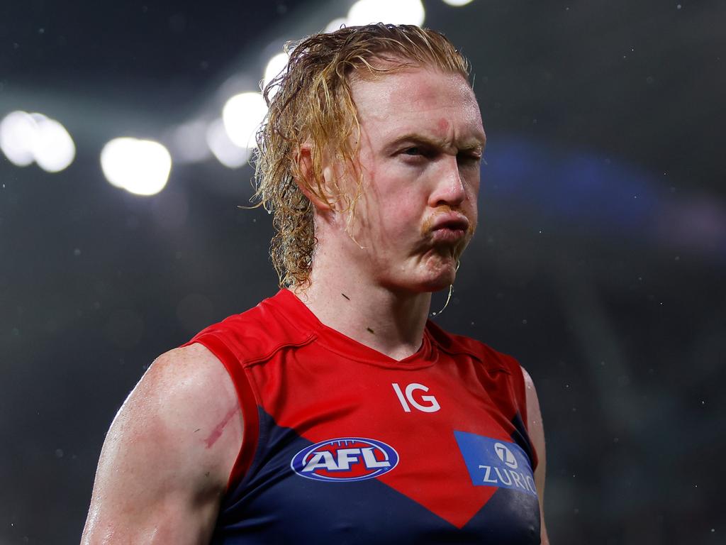 Melbourne, Australia. 02nd June, 2023. Patrick Cripps of Carlton leads  teammates from the field during the AFL Round 12 match between the  Melbourne Demons and the Carlton Blues at the Melbourne Cricket