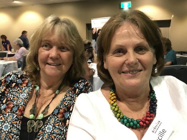 Grandparents Patricia Yarrington and Lucille Slough at the Grand Matters forum.