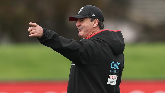 Saints coach Ross Lyon is still learning about his side. Picture: Robert Cianflone/Getty Images