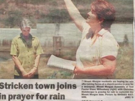 2000 Morning Bulletin story about Mt Morgan rainfall