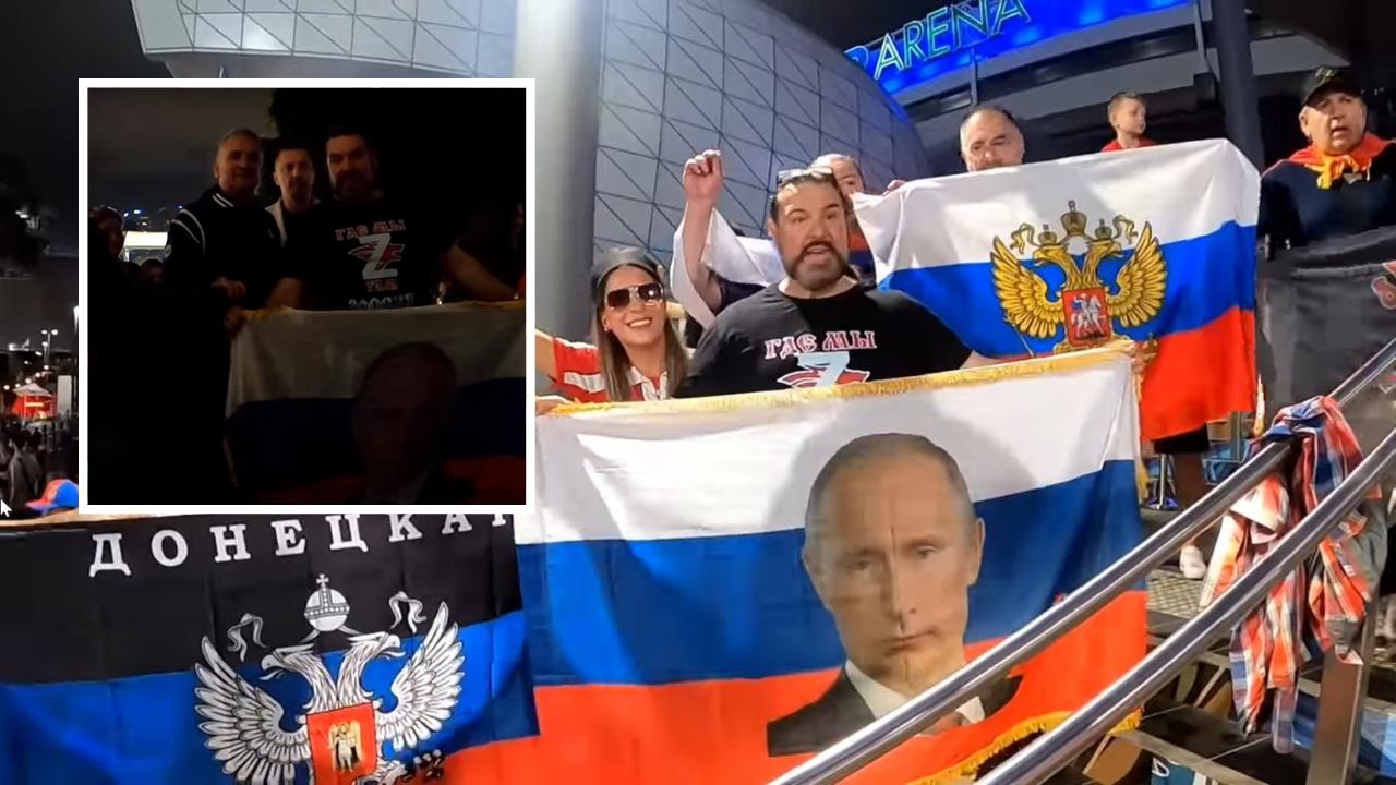 Novak Djokovic’s dad seen posing with Russian pro-war demonstrators