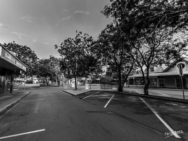 There was not a hipster in sight at the Parap shops on Christmas Day. PHOTO: Thijs Bors