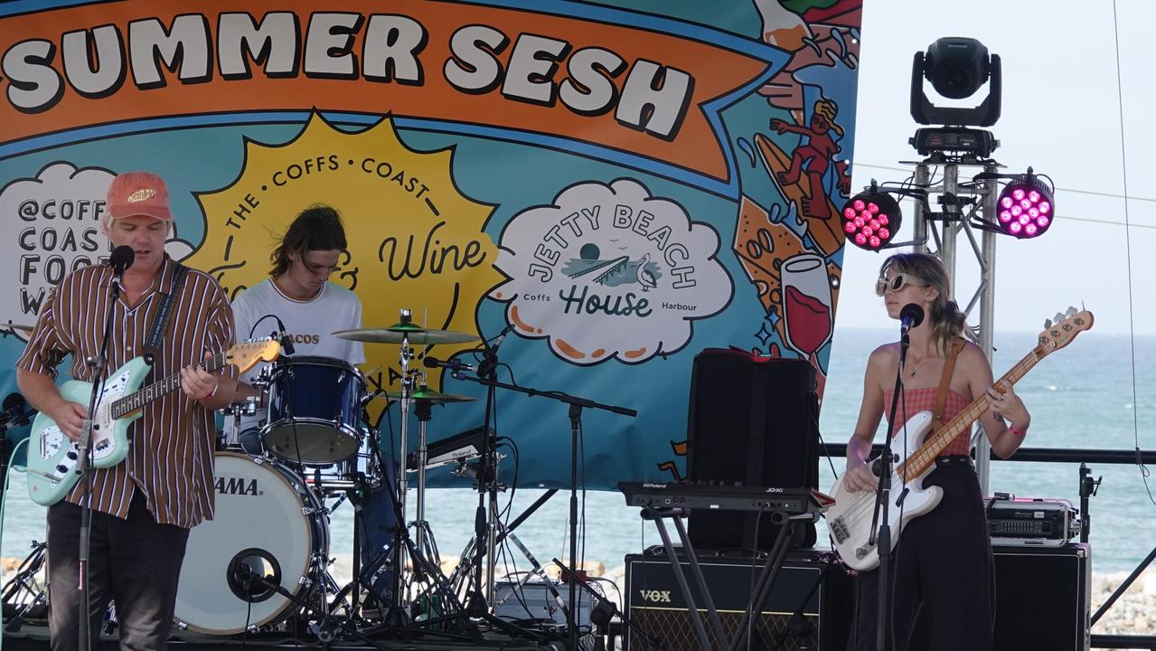 And the bands played on at The Coffs Coast Food &amp; Wine Festival at Jetty Beach House. Picture: Chris Knight