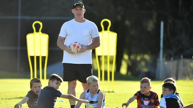 Paul Gallen has picked up the coaching clipboard. Picture: NCA NewsWire/Joel Carrett