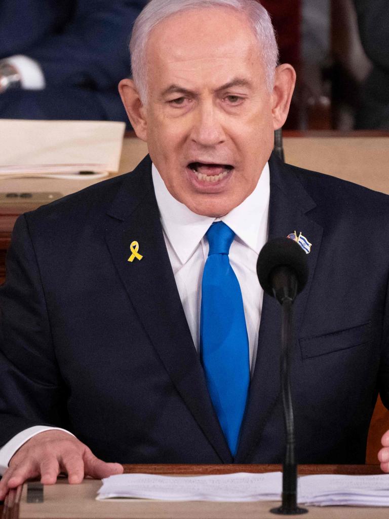 Israeli Prime Minister Benjamin Netanyahu. (Photo by ROBERTO SCHMIDT / AFP)