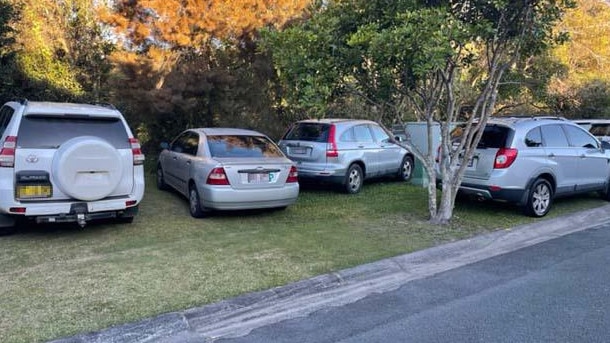 Cars parked near CBUS Super stadium in the past. Picture: Supplied/File.