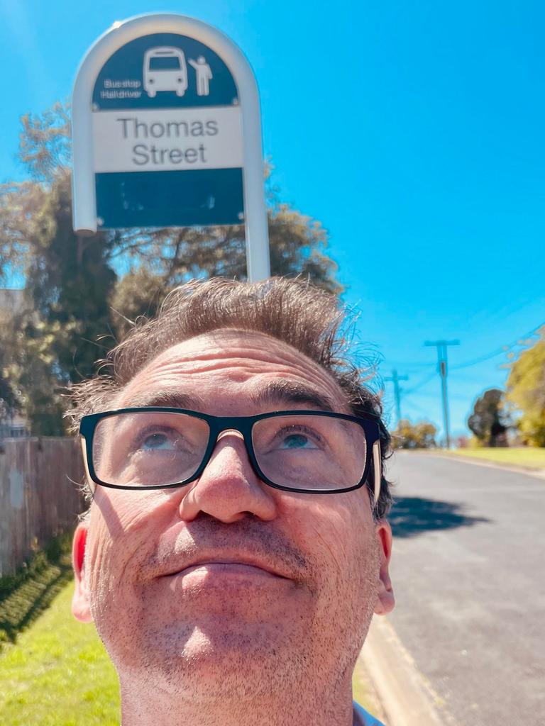 Gympie councillor Bruce Devereaux has found himself at the centre of another storm after questioning why a bus stop on Mulcahy Terrace was named for Thomas St.