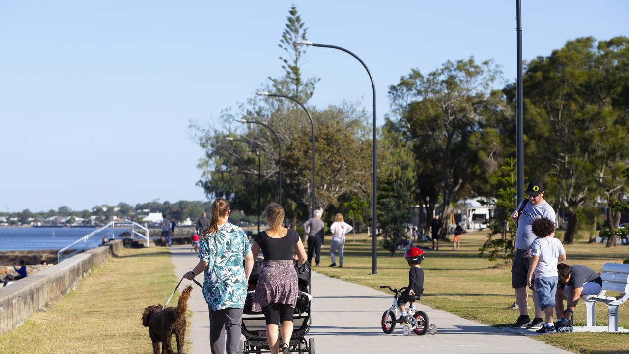 COVID-19 restrictions relaxed. Brighton foreshore. 2.05.2020 Picture: Renae Droop